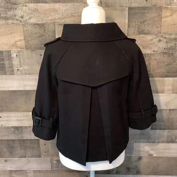 Ann Taylor Loft Short Peacoat with oversized collar - Picture 2 of 16